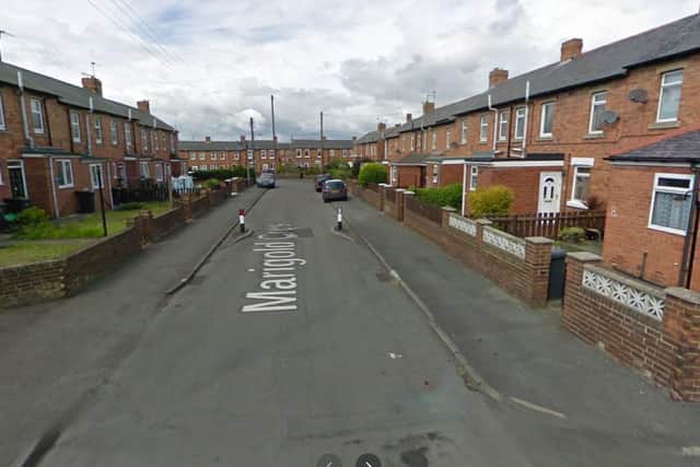 Anthony Ferry, 34, was pulled over in his 2009-registration Vauxhall Vivaro on Sunday, May 10, in Marigold Crescent, Houghton. Picture: Google.