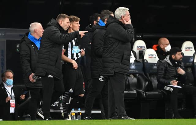 Matt Ritchie and Steve Bruce had a bust up at Newcastle United last week. (Photo by Stu Forster/Getty Images)