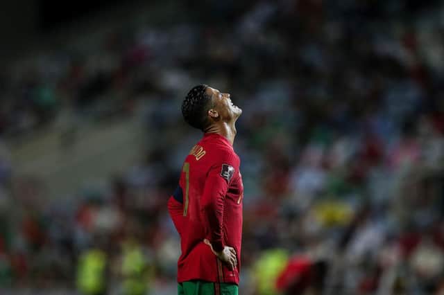 Cristiano Ronaldo. (Photo by CARLOS COSTA / AFP) (Photo by CARLOS COSTA/AFP via Getty Images)