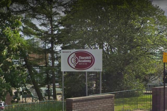 Thornhill Academy posted a message on its Facebook page on Monday. Picture: Google Maps.