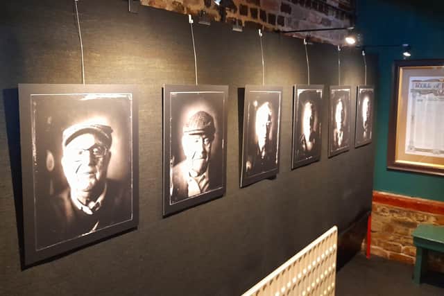 Thirteen striking portraits of former miners form part of the Coal Face exhibition. Sunderland Echo image.