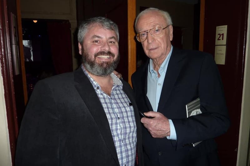 Vincent Hanratty met Sir Michael Caine at ‘An evening with Michael Caine' at the Royal Albert Hall.