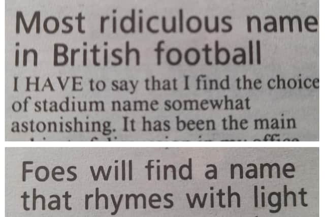 In the days after the announcement the Echo's letters page was an unforgiving place.