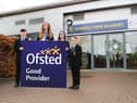 Sandhill View Academy pupils celebrate being judged as a good school following their latest Ofsted inspection.