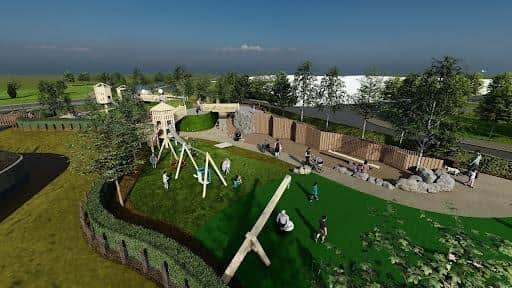 CGI image of how new play park at Seaburn could look. Credit: Sunderland City Council