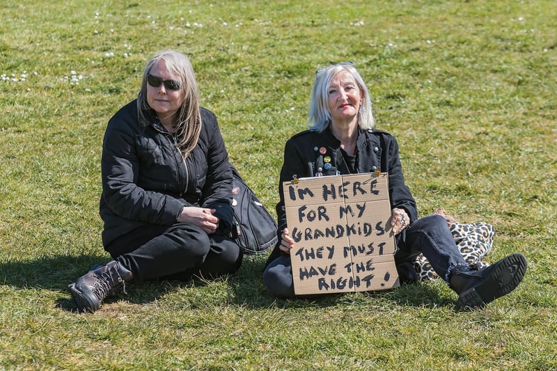 #KilltheBill protest on Southsea Common on April 17. Picture by Mike Cooter. 
