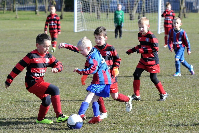 Mansfield Boys Under 8's (red and Black) take on Bagthorpe.