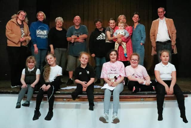 Members of We Make Culture and More than Grandparents with kinship families. Melanie Nichols, is third from right, back row, next to Laura Brewis. Musician Ashleigh Lowes is second from the left, back row.