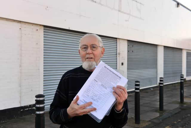 Tony Wild is set to present the paper petition to Cllr Josh McKeith on Friday, January 21.