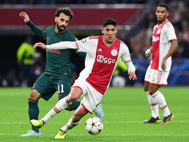 Ajax midfielder Edson Alvarez (Photo by JOHN THYS/AFP via Getty Images)