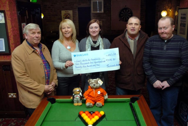 More than £2,000 was raised at the Jacksons Arms for the Great North Air Ambulance in 2008. Does this bring back memories?