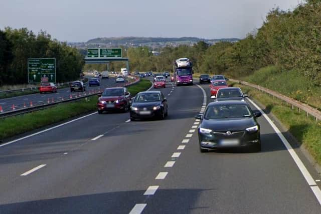All lanes have now reopened following the earlier crash. Photo: Google Maps.