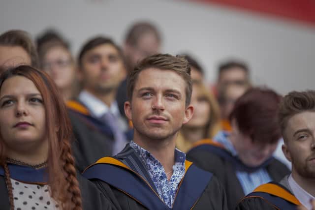 Sunderland University graduates and their families attend a previous graduation ceremony at the Stadium of Light. Picture: DAVID WOOD