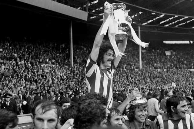 Bobby Kerr with the FA Cup