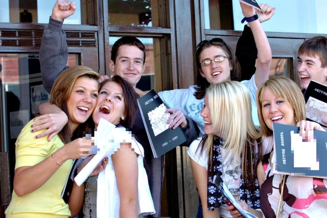 Who recognises these students enjoying their results moment in 2007?
