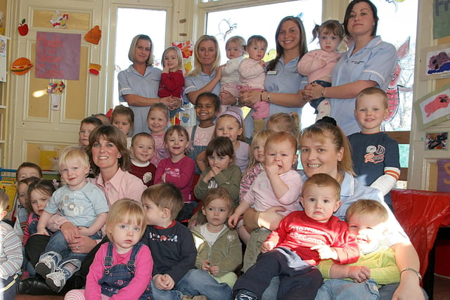 A flashback to 2005 when the nursery held a Teddy Bears' picnic to raise money for Children in Need.