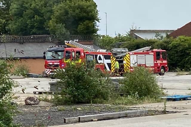 Fire crews from Sunderland central arrived at the scene at around 12.30pm this afternoon.
