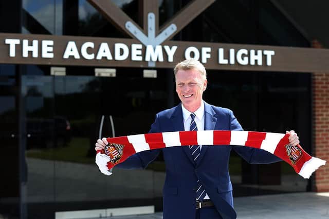 David Moyes was appointed Sunderland manager in 2016.