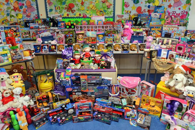 Some of what you donated to the last Hope 4 Kidz Christmas Toy Appeal