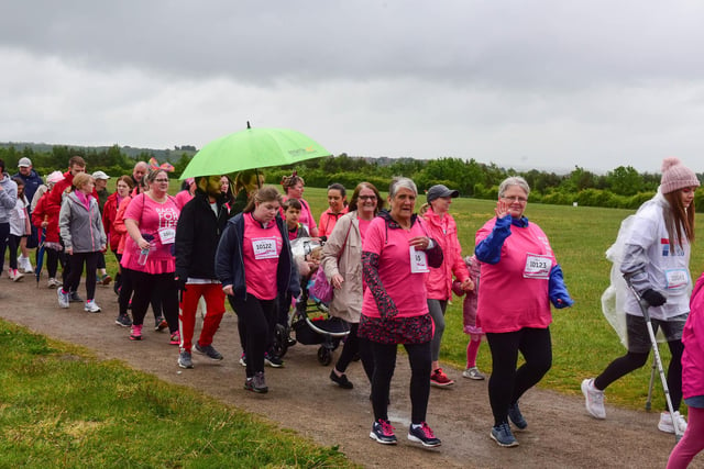 Runners took the time to share why they were taking part in the Race for Life on May 29.