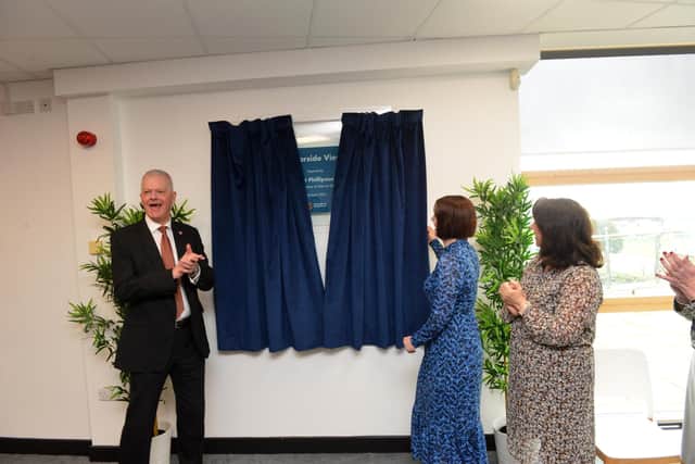 MP Bridget Phillipson officially opening Wearside View, the new home of the Faculty of Education and Society at the University of Sunderland.
