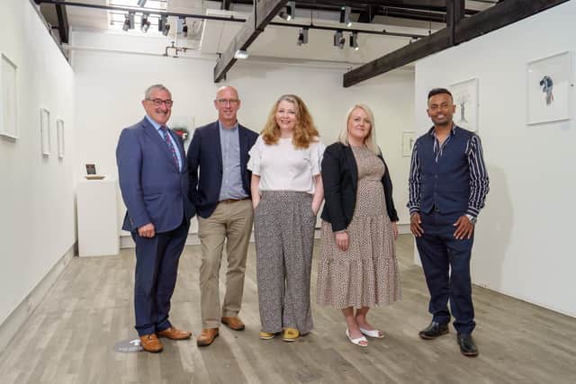 Sunderland Culture board members Ian Kershaw, Peter McIntyre, Marie Nixon, Sheree Rymer and Ram Ramanthas at Arts Centre Washington. Picture by David Wood.