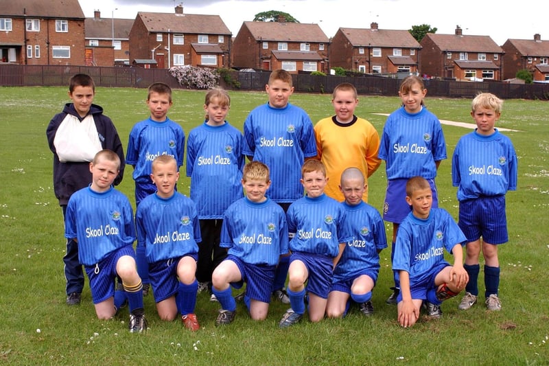 The Hylton Castle Primary School team which played in the Echo Ditchburn Primary School Final in 2003.