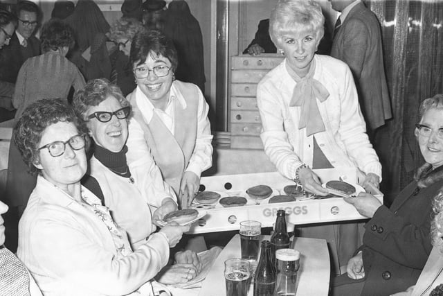 The Doxford Park Social Club pie and pea supper in January 1977.  Recognise anyone in the picture?