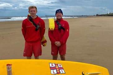 Chris Trotter and Aaron Curle. Credit: RNLI.