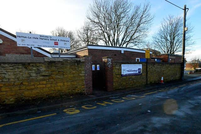 Hetton-Le-Hole Nursery School, which is earmarked for closure.