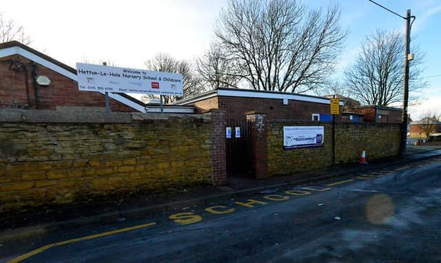 Hetton-Le-Hole Nursery School, which is earmarked for closure.