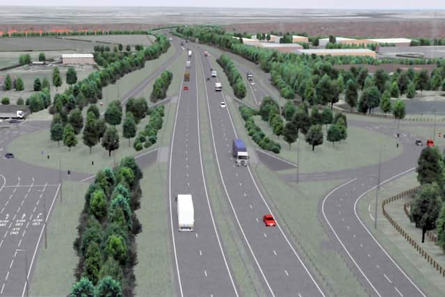 An image from the Highways England shows how the finished project will look.
