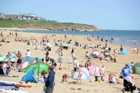 Sun lovers at Sunderland's Seaburn Beach during the last heatwave.