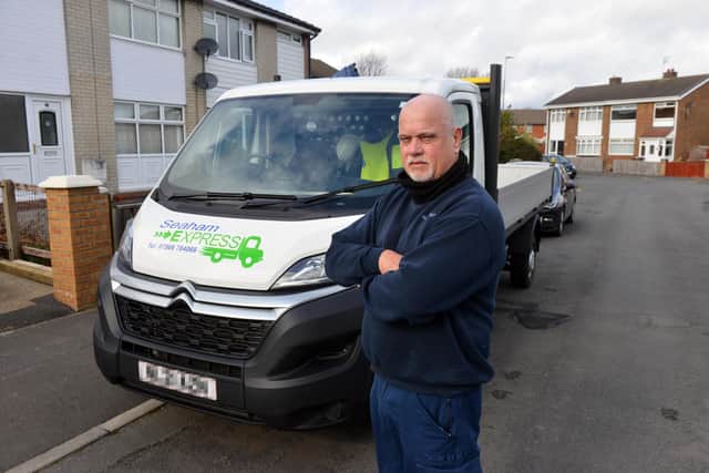 Seaham Express Light Haulage owner John Adams feels the Government needs to do more to support businesses in the haulage industry struggling with the soaring cost of petrol and diesel.
