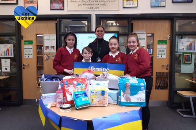 5 Community effort
Ribbon Academy headteacher Ashleigh Sheridan was left "overwhelmed" at the "phenomenal" donation of items from both parents and the wider community.