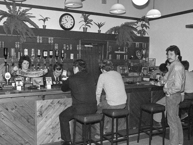 Th Blue Bell pub is pictured in 1982.