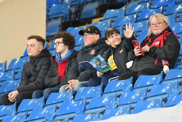 Sunderland fans take their seats at Hillsborough a year ago today.