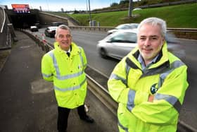 (l-r) Transport lead Martin Gannon and TT2 chief executive Phil Smith