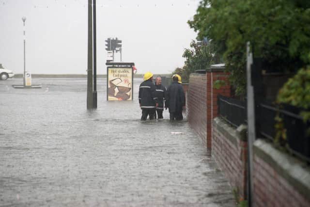 Flash floods caused havoc in Sunderland in 1997. Hundreds of homes and businesses were left under water after more than three hours of torrential rain.