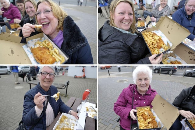 Thousands of Wearsiders have been heading to the seaside to enjoys Good Friday fish and chips.