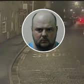 Drug-driver Arron Straughair, inset, has avoided an immediate jail term after smashing into the front of a house.