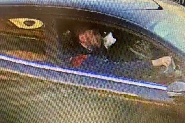 Police would like to trace this man following a car theft.