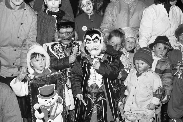 Entrants in the fancy dress parade at the 1986 fireworks event. Did you take part?