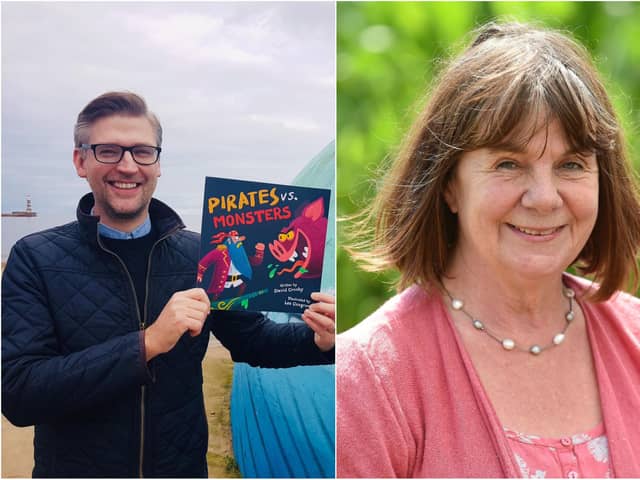 Former Sunderland Echo journalist David Crosby, left, has clinched the Bishop’s Stortford Picture Book Award ahead of writing royalty such as The Gruffalo author Julia Donaldson, right.