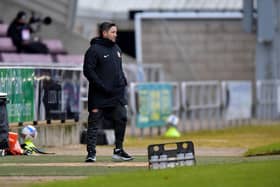 Sunderland manager Lee Johnson during Saturday's match at Northampton. Picture by Frank Reid