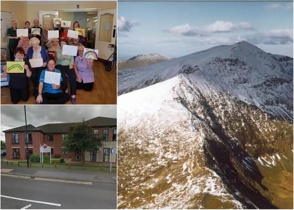 Staff at St Martin’s Washington Manor Care Home are hoping to raise £1000 in the virtual Mount Snowdon challenge.
