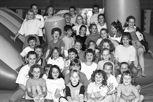 A big group of Chippers enjoying the fun at Chesters Play Park, in the Crowtree Leisure Centre, in August 1991. What was your favourite Chipper Club day out?