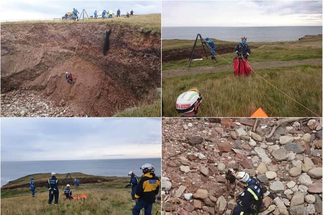 Sunderland Coastguard Rescue Team and South Shields Volunteer Life Brigade were called to the incident.