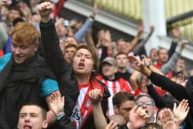 Sunderland fans celebrate at Deepdale