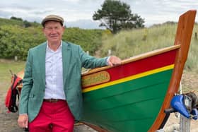 Michael Portillo in Alnmouth for Great Coastal Railway Journeys. Picture: BBC/Naked/Fremantle